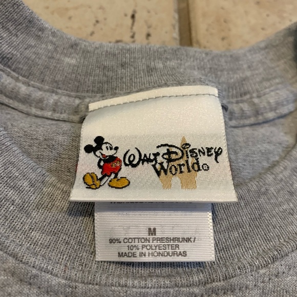 Vintage Walt Disney World Mickey Mouse Pocket T-Shirt Size M - Picture 2 of 5